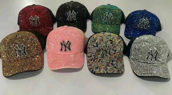 Casquettes strass tendance