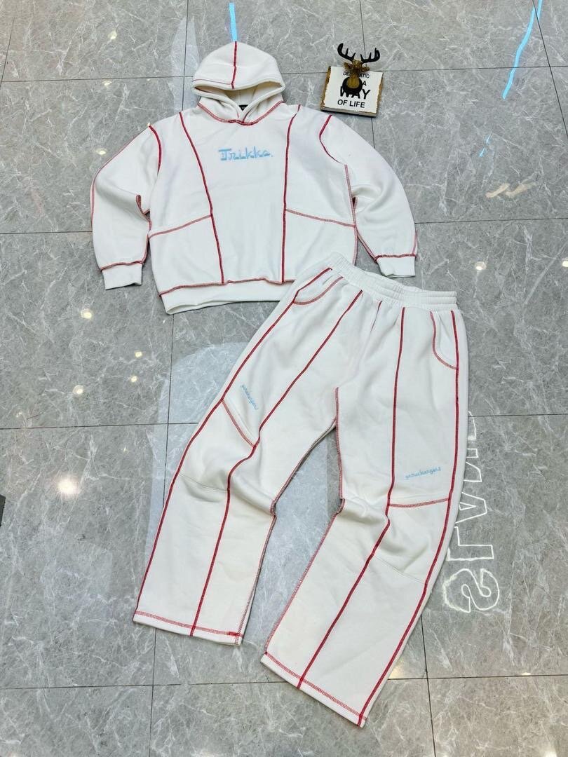 Ensemble survêtement blanc stylé