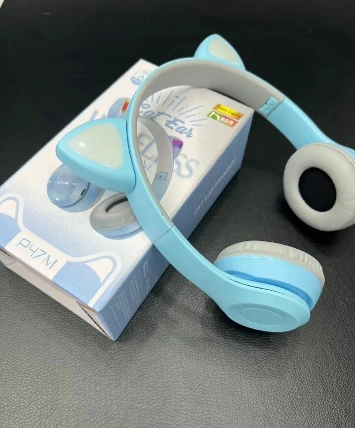 Casque sans fil oreilles de chat