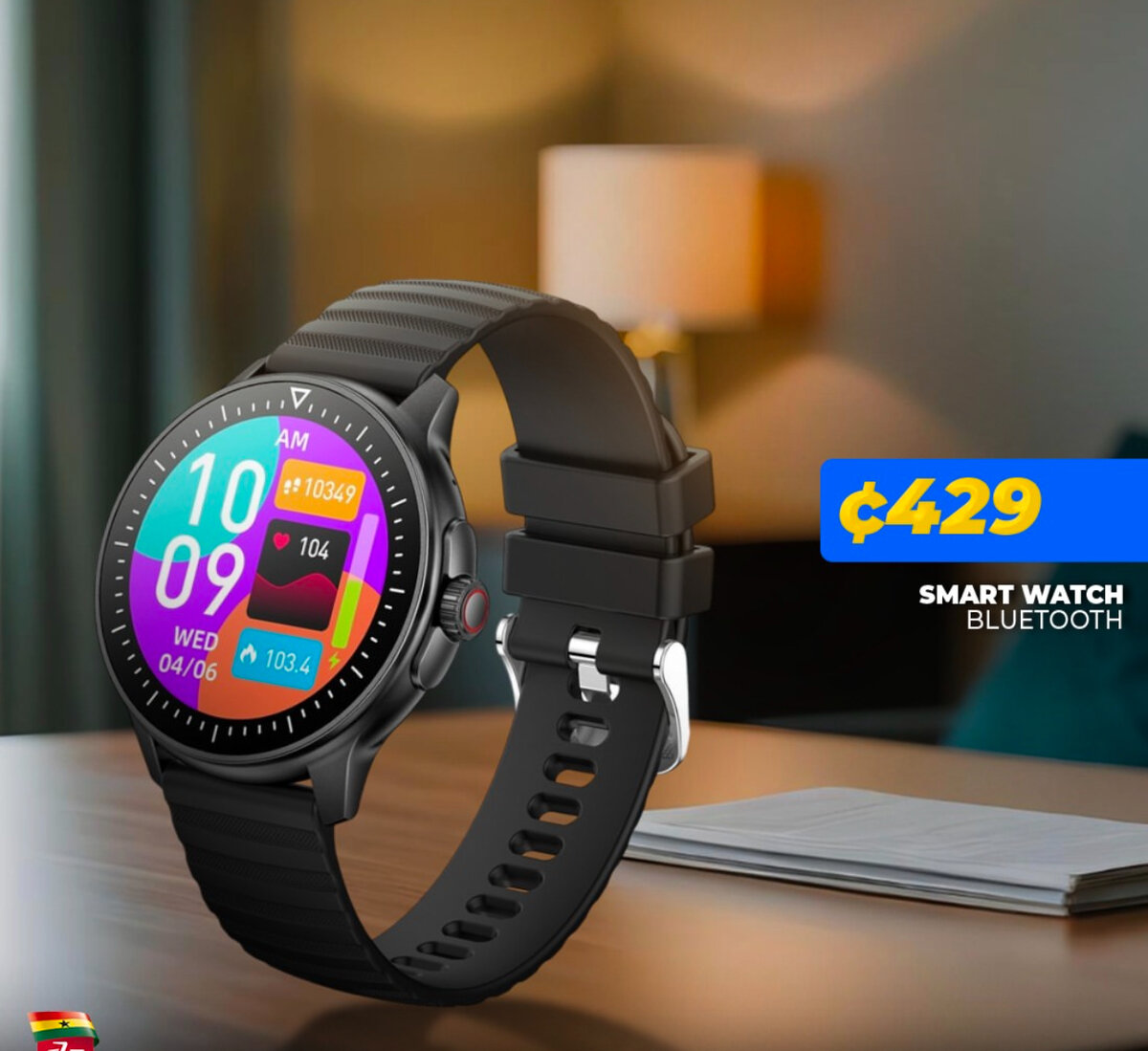 Bluetooth black Smart Watch