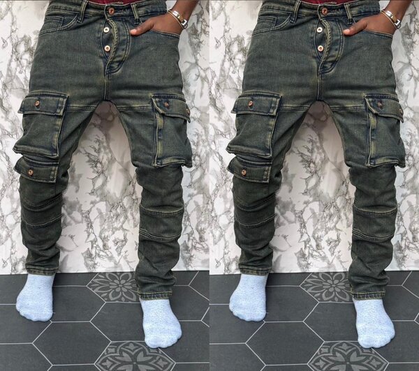 Jeans cargo tendance hommes