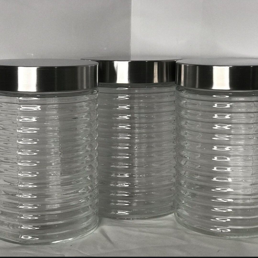 1.2 litre approx Glass Storage Jar