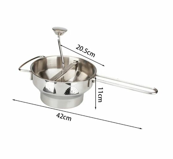 Moulin à légumes en acier inox