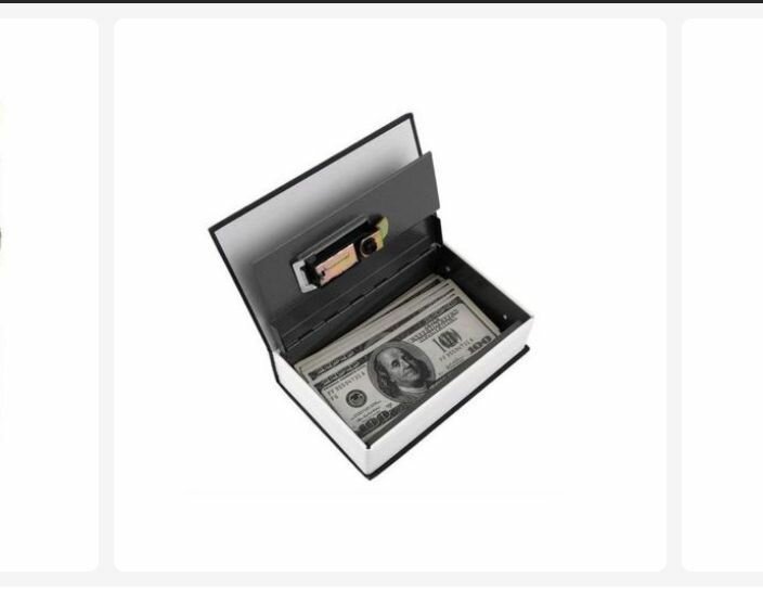 Coffre fort en forme de livre