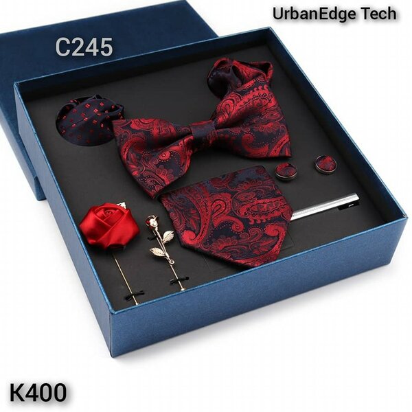 Men's 8 in 1 Necktie gift set. 