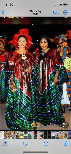 Vibrant Boubou Caftan Dress