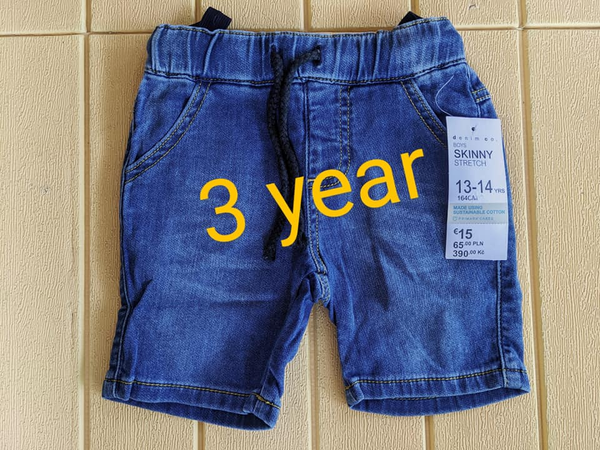 KIDS DENIM SHORTS