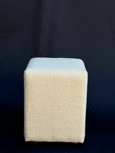 Пуфики с тканью ТЕДДИ.