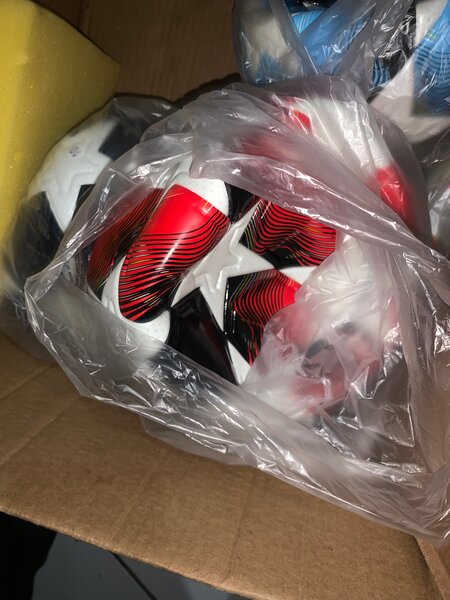 Ballon de football design étoile