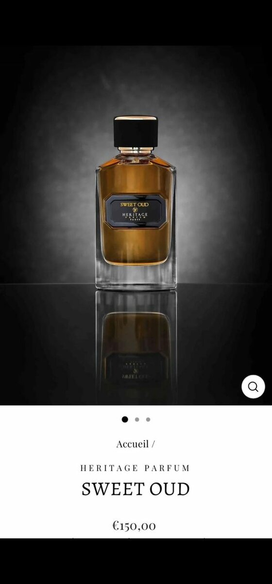 Héritage parfums paris SWEET OUD