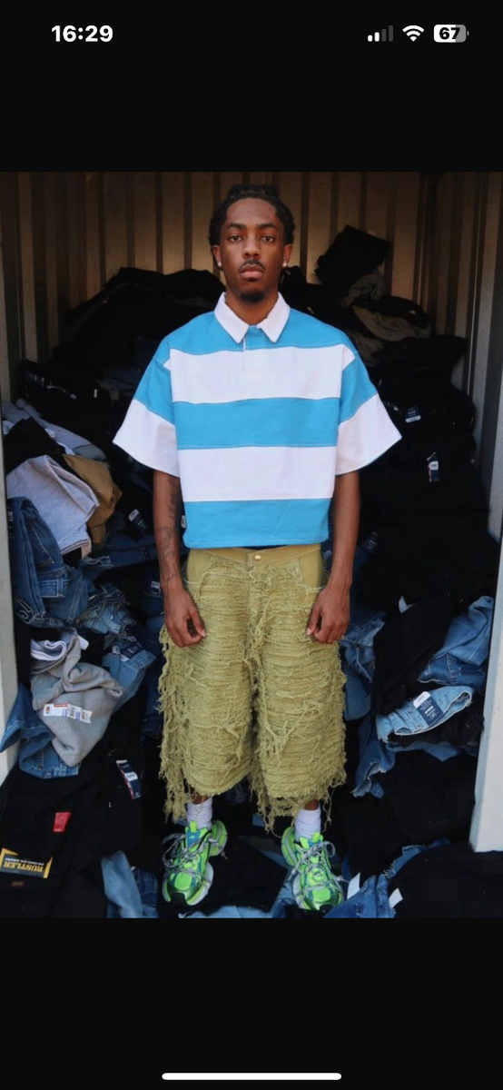 Chemise Polo Rayée Unisexe