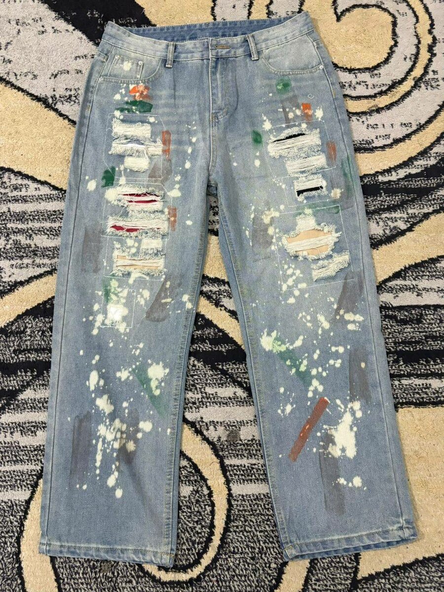Jeans larges décontractés