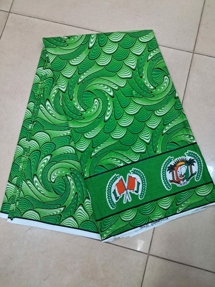 Tissu Wax Africain Coloré