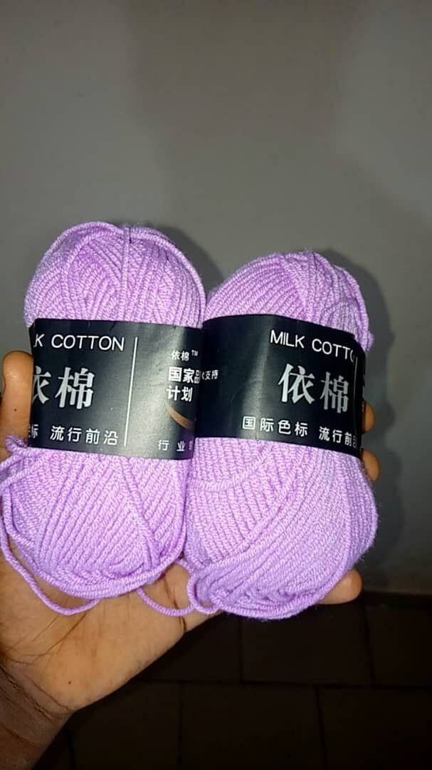 Fil de coton à tricoter