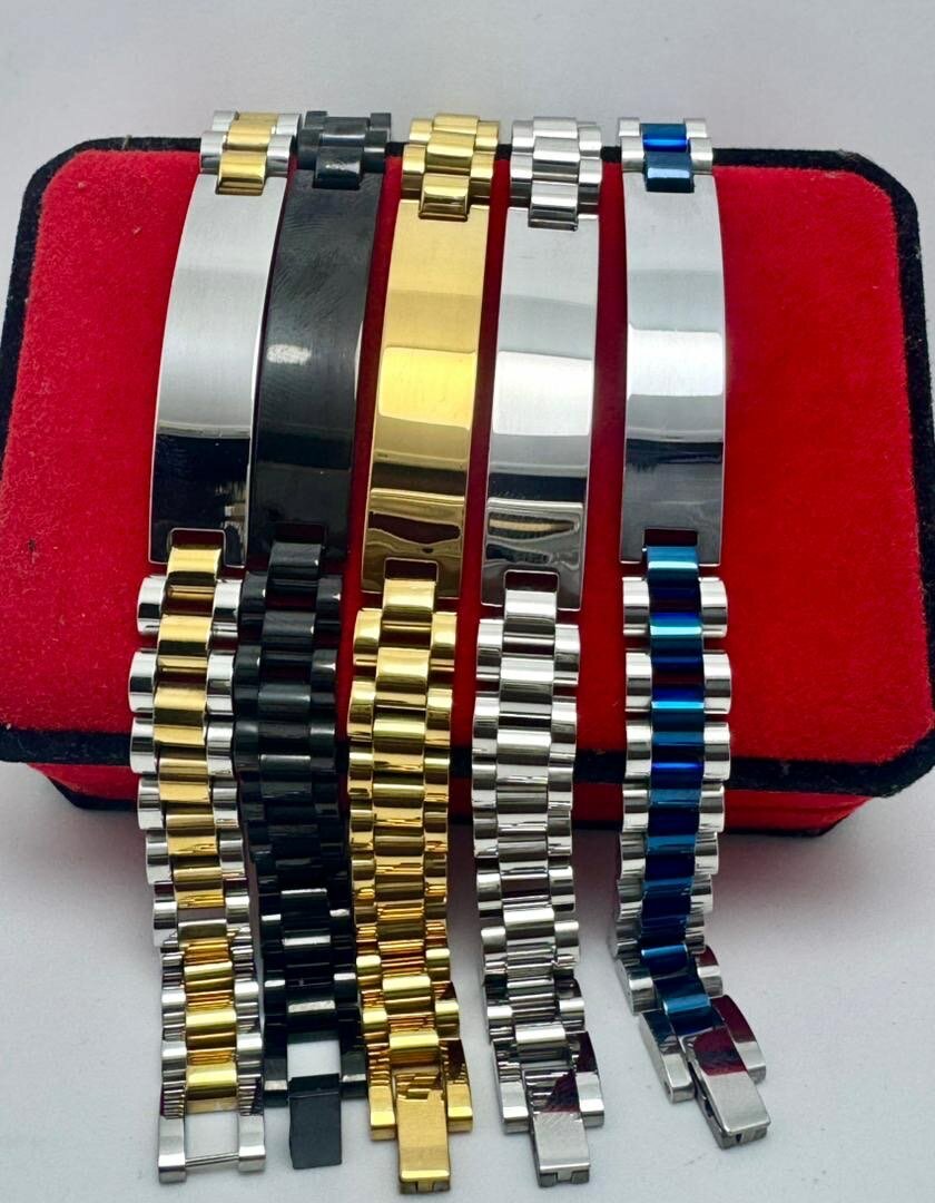 Bracelets en acier inoxydable