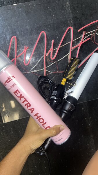 Curler 150gh , hot comb 170gh , holding spray 35