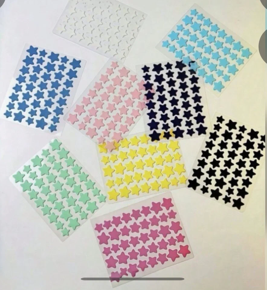 Patches anti-acné en étoile
