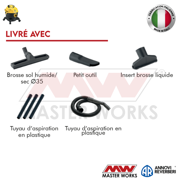 Aspirateur et souffleur 15L