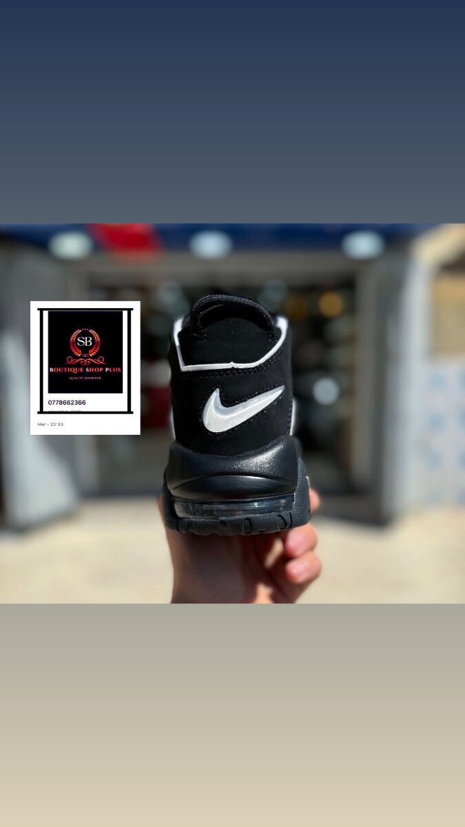 Basket Nike air authentique avec sa boîte