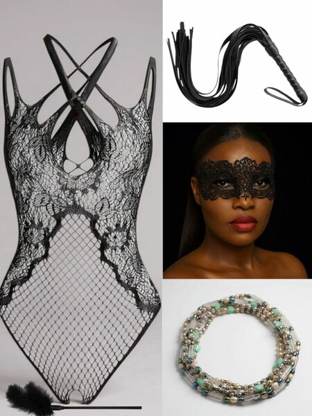 Ensemble Séduction Dentelle et Accessoires