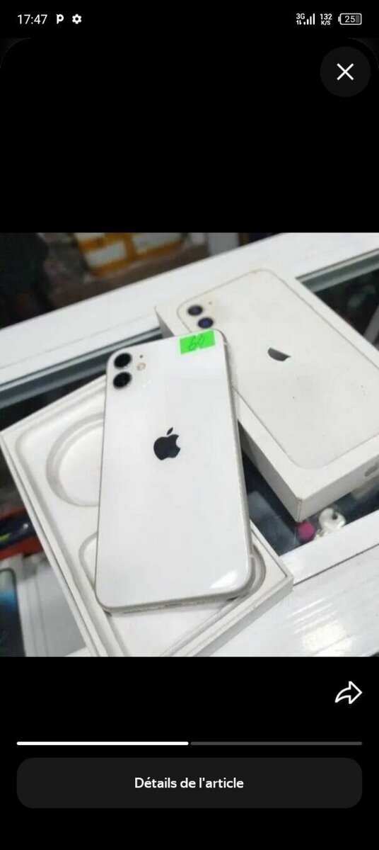 iPhone 11 64 Go Blanc