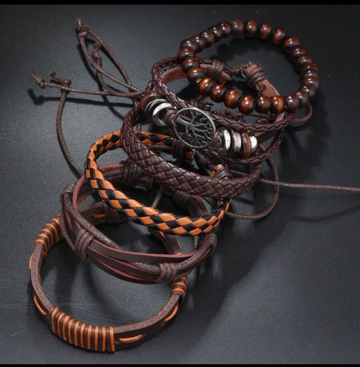 Bracelets en cuir bohème chic