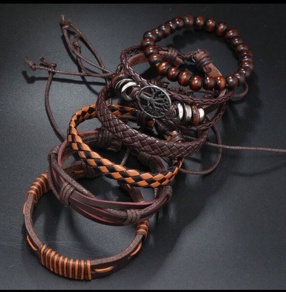 Bracelets en cuir bohème chic