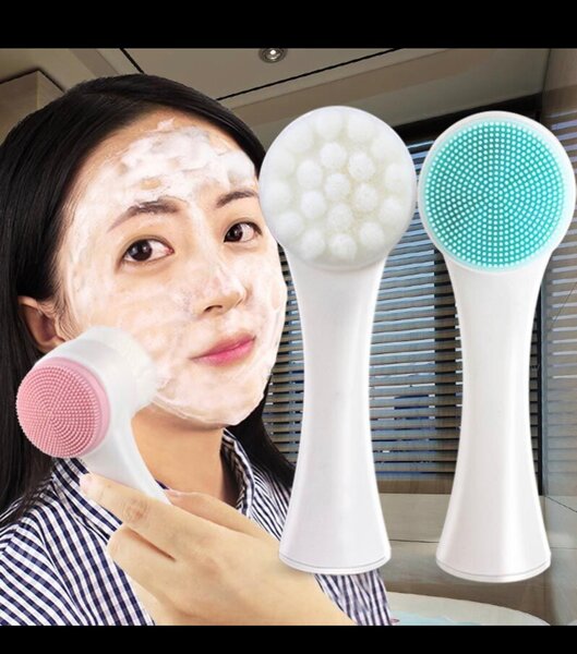 2-sided Silicone Facial cleanser Brush
