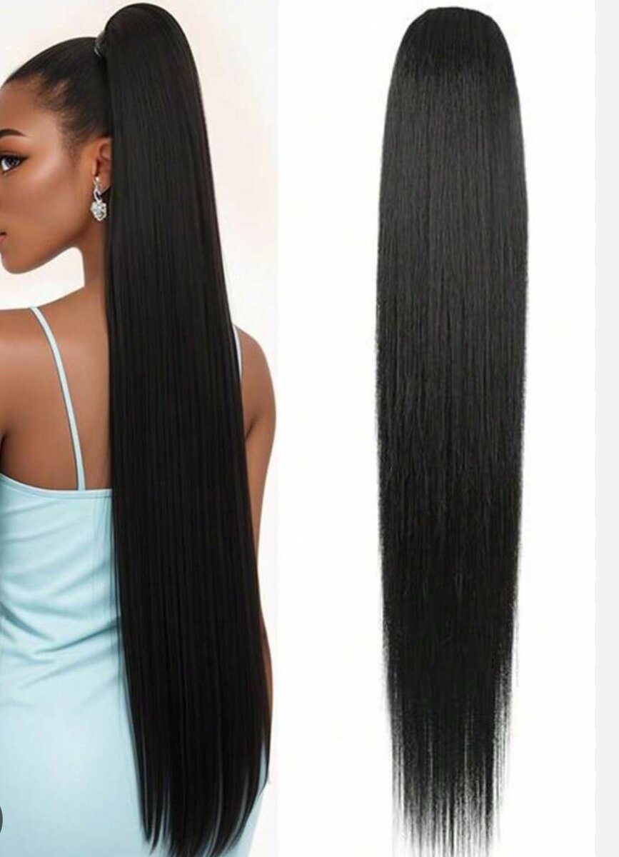 Straight ponytail wig