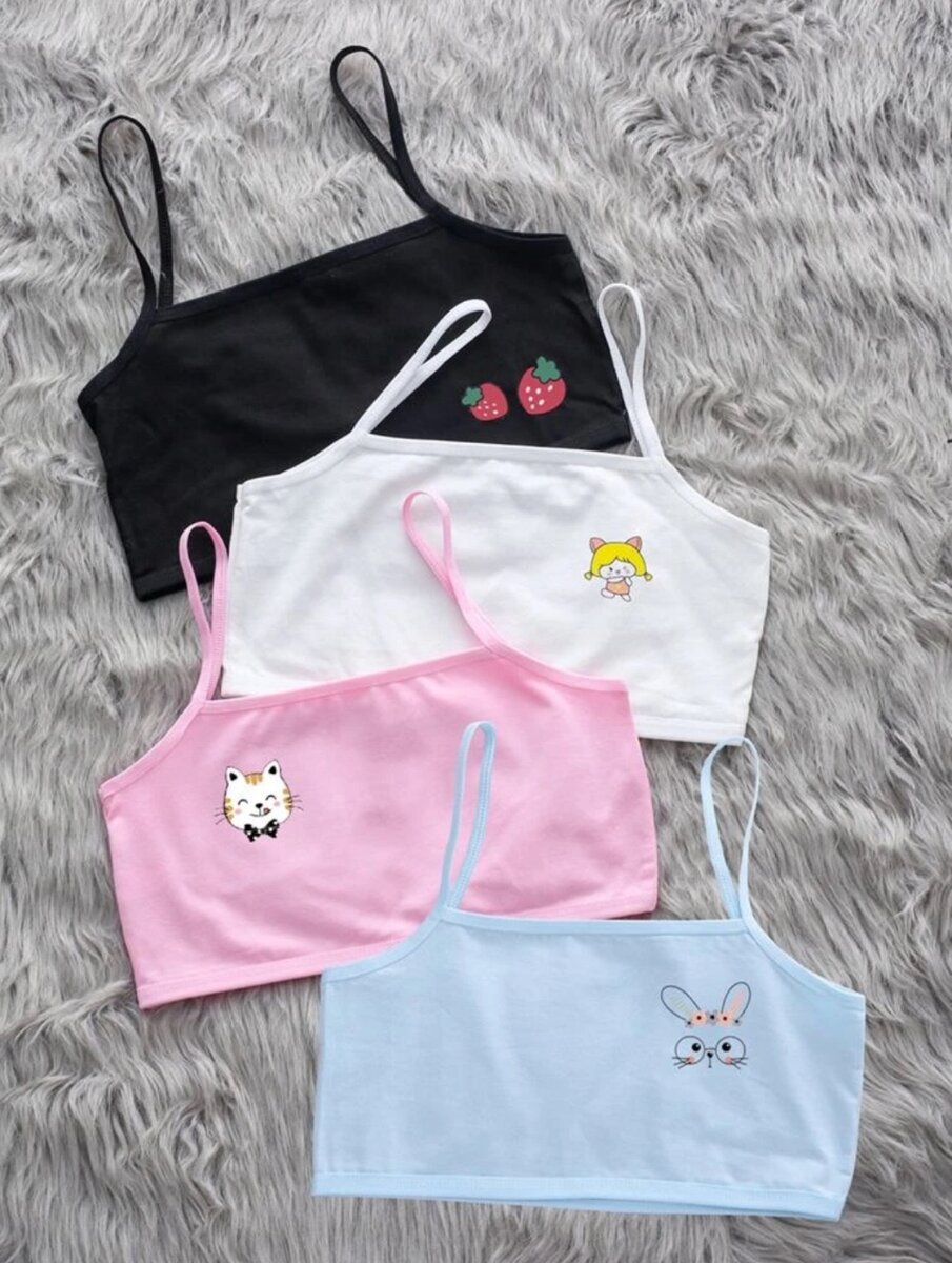 4Pcs setTween Girl Bra. 10years and 11-12years.