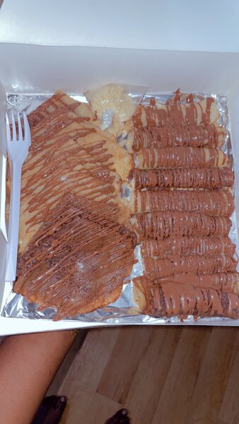 Boxe de crêpes au Nutella