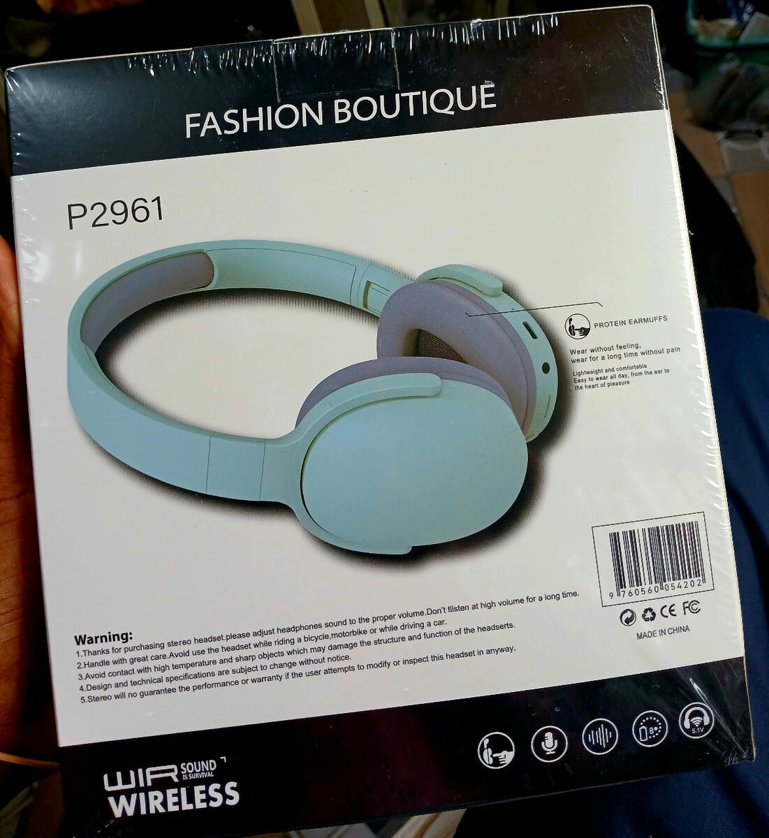 Casque Sans Fil P2961
