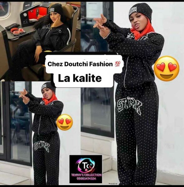 Tenue de sport à pois