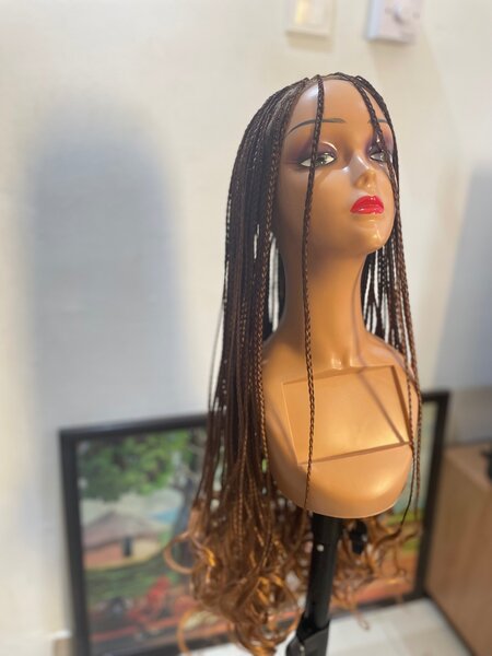 French spiral roll braids