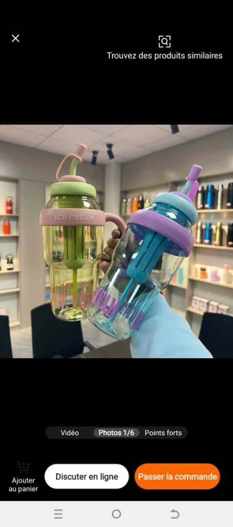 Bouteille à infuser détox