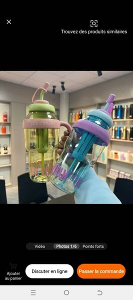 Bouteille à infuser détox