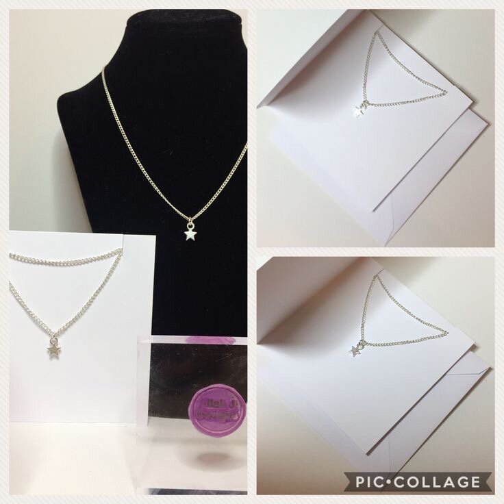 Collier pendentif étoilé