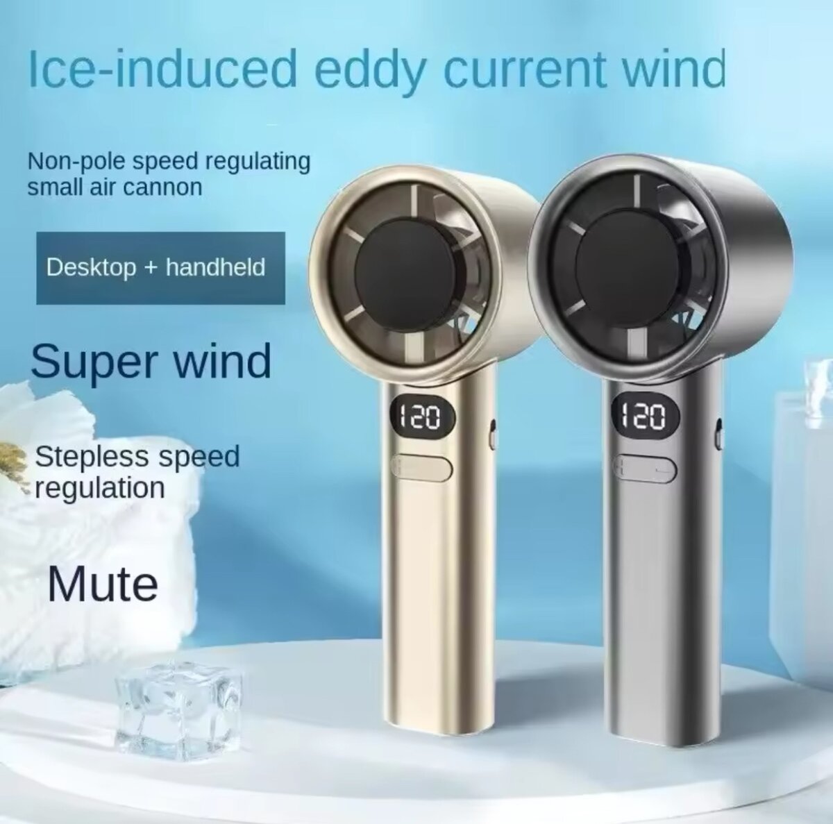Handheld mini fans. Long battery life