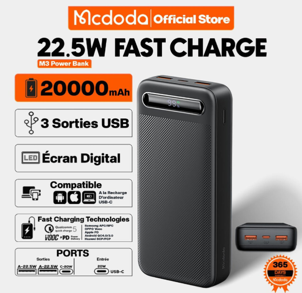 McDodo Power Bank 20000mAh