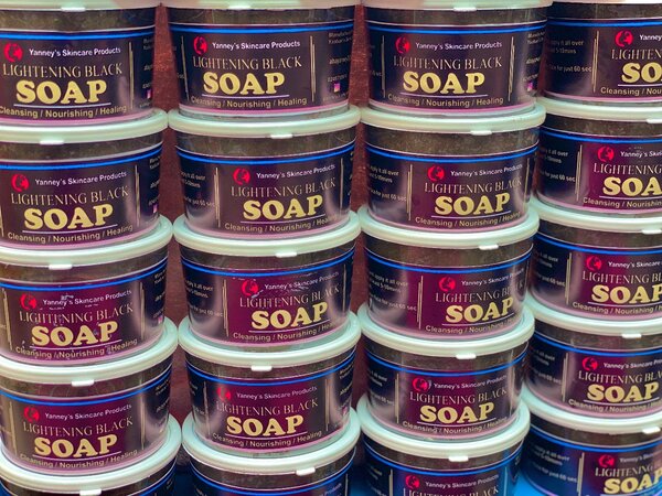 Lightening black soap