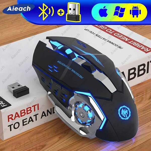 Souris Gamer Bluetooth RGB