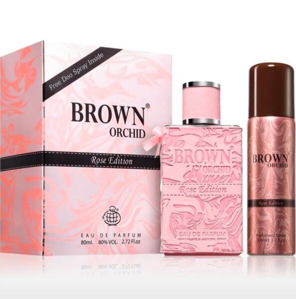 Brown orchid perfume