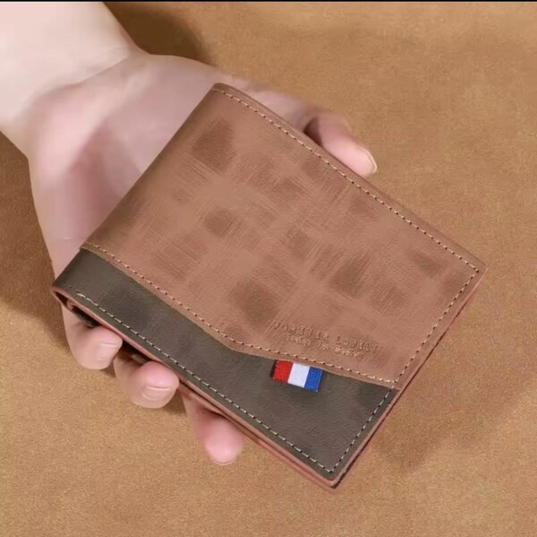 Portefeuille en cuir pu à grande capacité