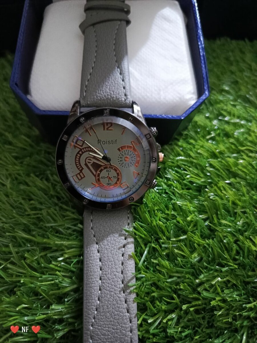 Leather watch