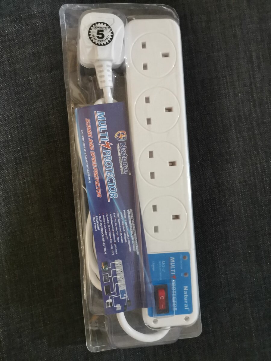 MULTIPRISE MULTIPROTECTEUR NATURAL