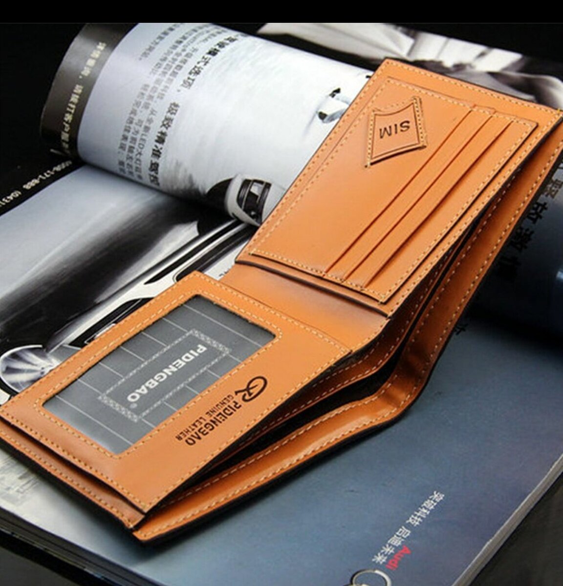 Le portefeuille pour hommes de haute qualité PU