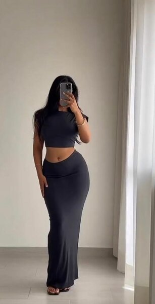 Robe longue moulante élégante