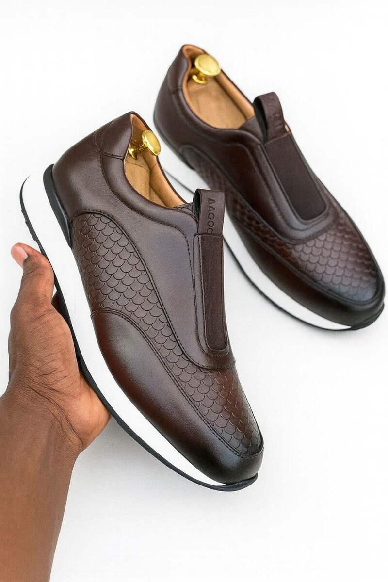 Chaussures Derby en Cuir Élégant