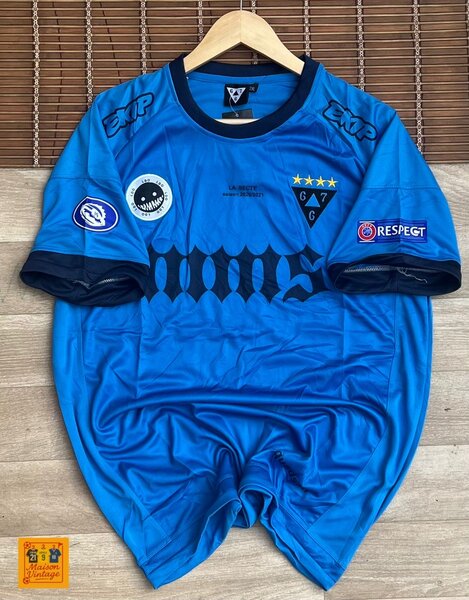 Maillot de football bleu homme