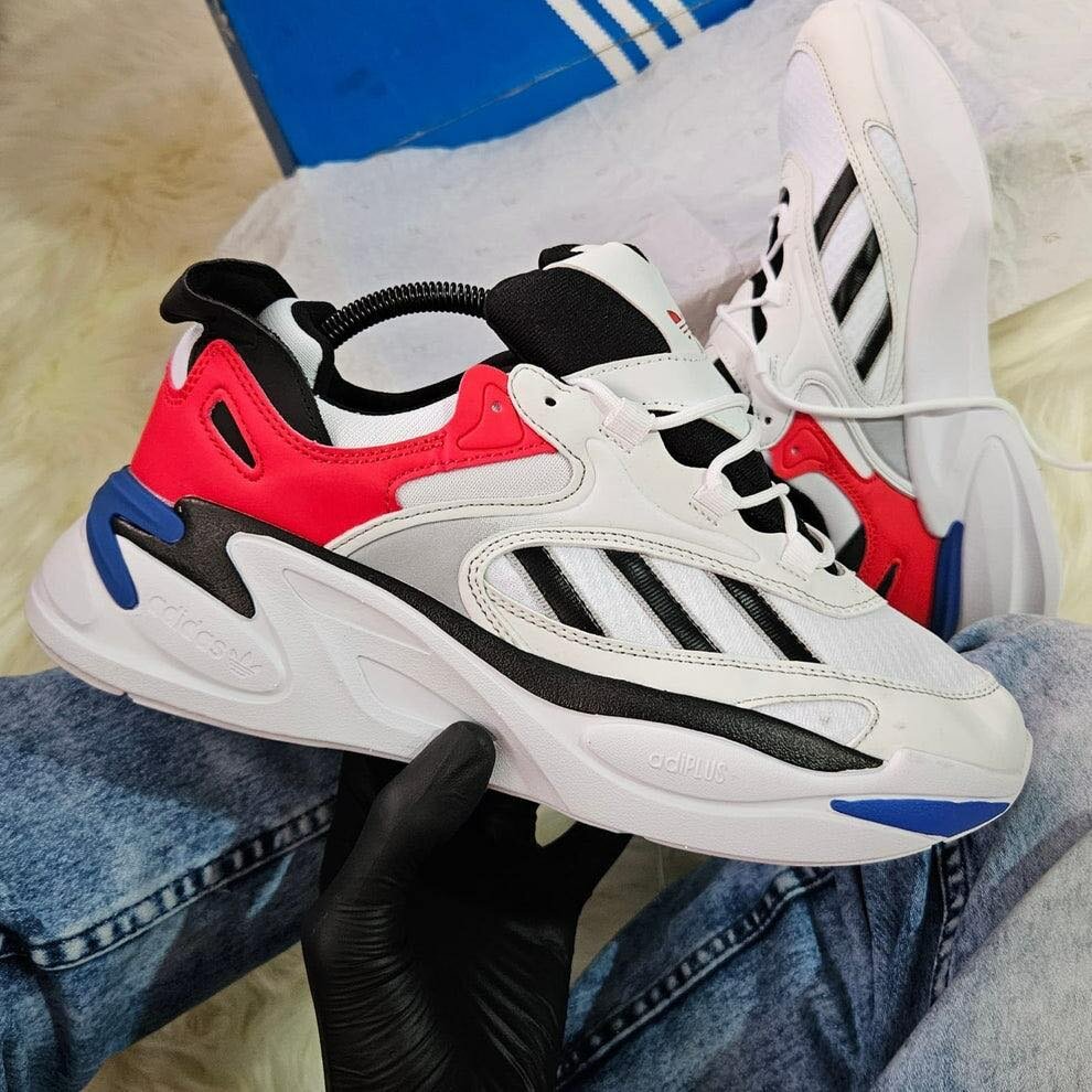 Adidas ozmorph (white and orange)